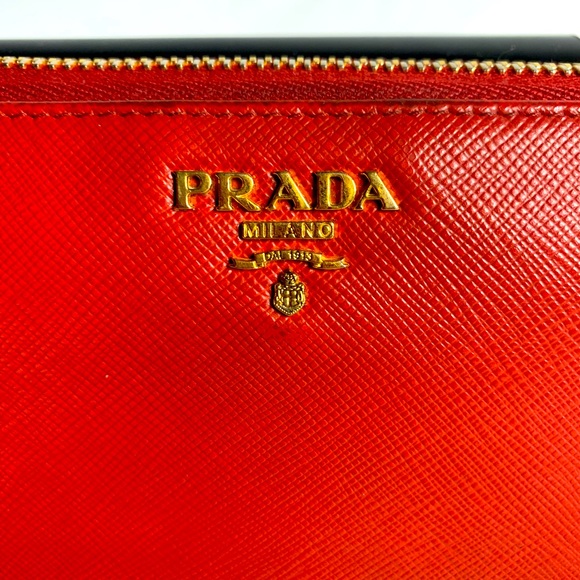 Prada Saffiano long zipper wallet - Picture 2 of 13